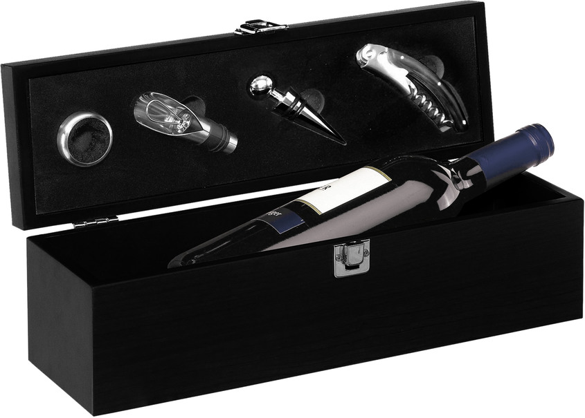 SET DE VINO CON 4 ACCSESORIOS D072